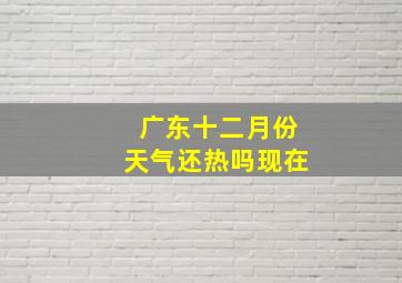 广东十二月份天气还热吗现在