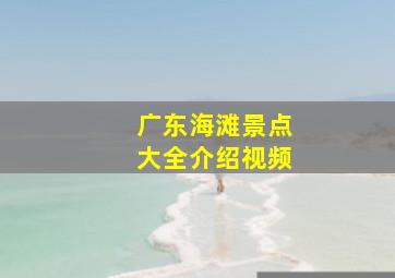 广东海滩景点大全介绍视频