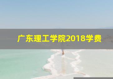 广东理工学院2018学费