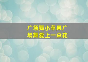 广场舞小苹果广场舞爱上一朵花