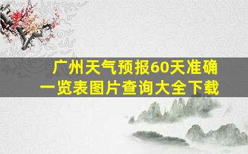 广州天气预报60天准确一览表图片查询大全下载