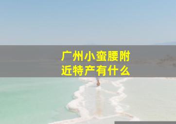 广州小蛮腰附近特产有什么