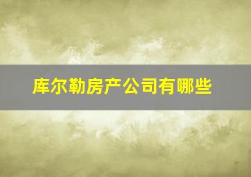 库尔勒房产公司有哪些