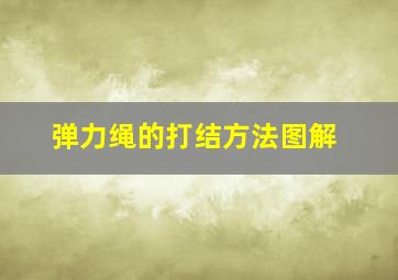 弹力绳的打结方法图解