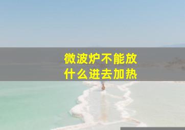 微波炉不能放什么进去加热