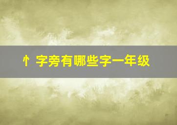 忄字旁有哪些字一年级