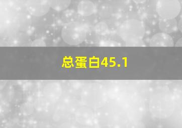 总蛋白45.1