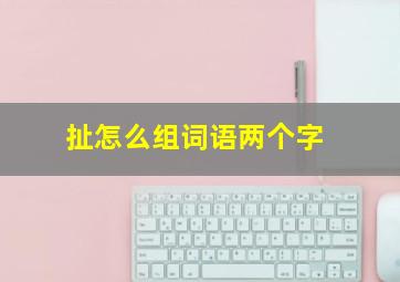 扯怎么组词语两个字