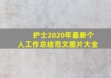 护士2020年最新个人工作总结范文图片大全