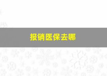 报销医保去哪