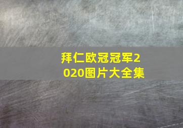 拜仁欧冠冠军2020图片大全集