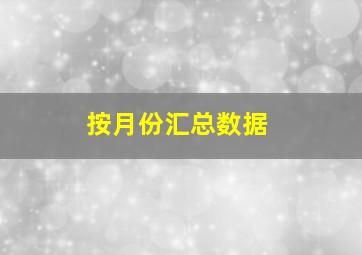 按月份汇总数据