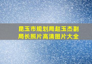 昆玉市规划局赵玉杰副局长照片高清图片大全