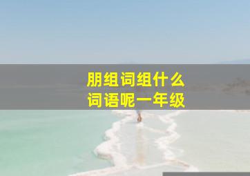 朋组词组什么词语呢一年级