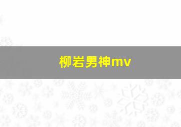 柳岩男神mv