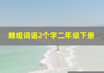 棘组词语2个字二年级下册