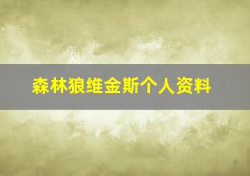 森林狼维金斯个人资料