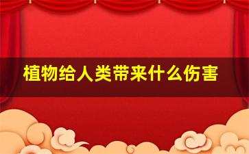 植物给人类带来什么伤害