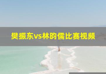 樊振东vs林昀儒比赛视频