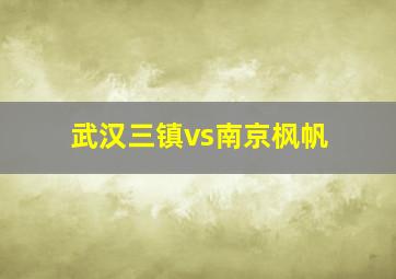 武汉三镇vs南京枫帆