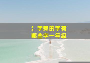 氵字旁的字有哪些字一年级