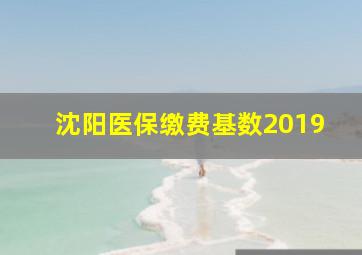 沈阳医保缴费基数2019