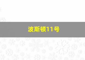 波斯顿11号