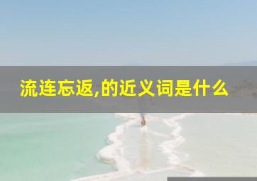 流连忘返,的近义词是什么