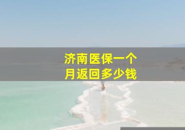 济南医保一个月返回多少钱