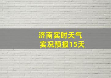 济南实时天气实况预报15天