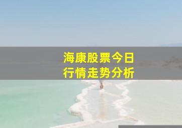 海康股票今日行情走势分析