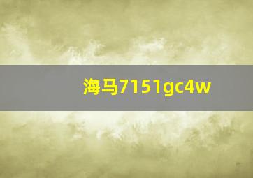 海马7151gc4w