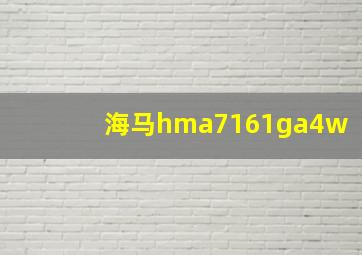 海马hma7161ga4w