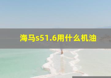 海马s51.6用什么机油