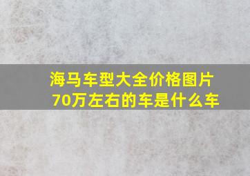 海马车型大全价格图片70万左右的车是什么车