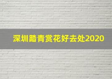 深圳踏青赏花好去处2020