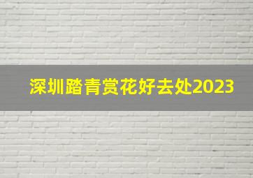 深圳踏青赏花好去处2023