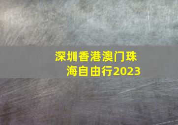 深圳香港澳门珠海自由行2023