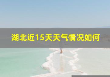 湖北近15天天气情况如何