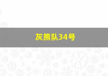 灰熊队34号