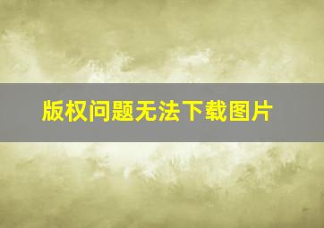 版权问题无法下载图片