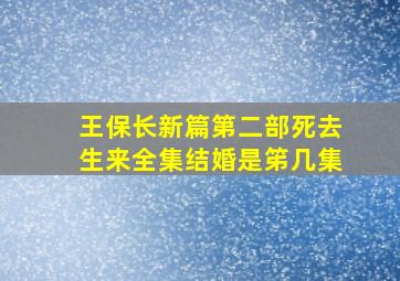 王保长新篇第二部死去生来全集结婚是笫几集