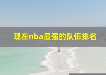 现在nba最强的队伍排名