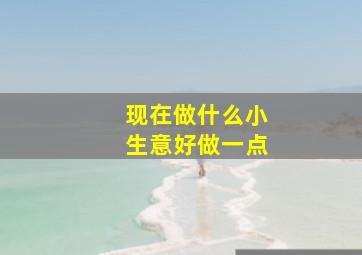 现在做什么小生意好做一点