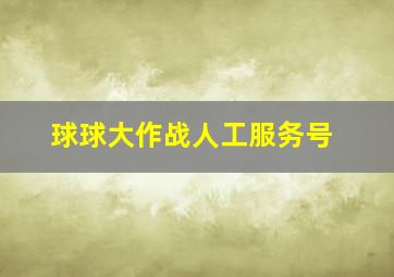 球球大作战人工服务号