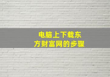 电脑上下载东方财富网的步骤