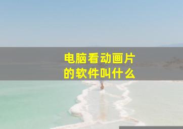 电脑看动画片的软件叫什么