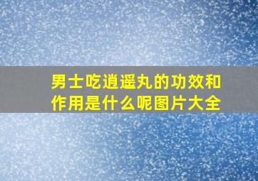 男士吃逍遥丸的功效和作用是什么呢图片大全