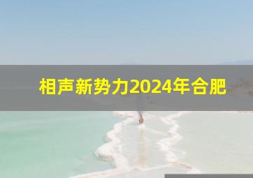 相声新势力2024年合肥