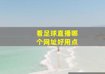 看足球直播哪个网址好用点